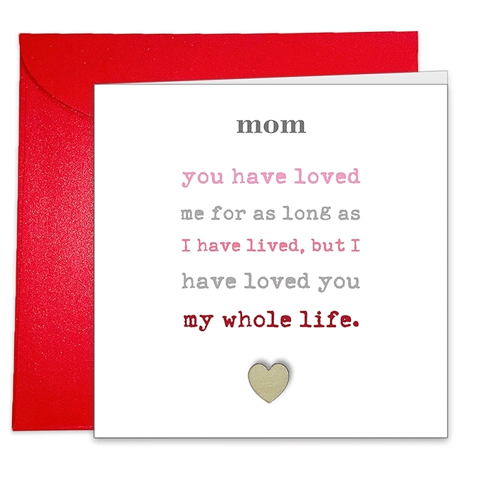 母亲节特别贺卡，感谢妈妈的情感卡片