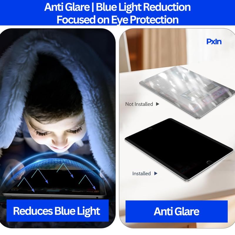 Image of PxIn Tablet Privacy Guard compatible with LENOVO Legion Tab Gen 3(2025) | Screen protector | Anti-Glare | Blue light filter | 360 degree Anti Spy | Eye Protection