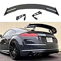 WDMNAO Auto Kohlefaser Heckspoilerflügel für Audi TT S RS V8 V10, Spoiler Wing Kofferraumspoiler Dachspoilerflügel Lippe Spoiler Bodykits Styling Zubehör