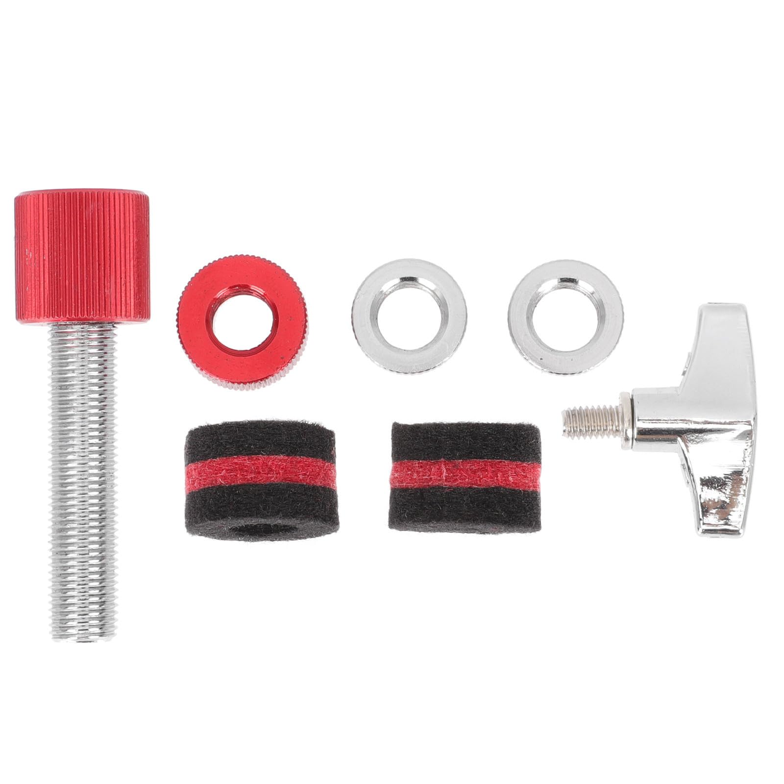 Abaodam 3piezas Cojín Hi-hat De Aleación De Aluminio Para Batería Jazz Clutch De Platillo Compacto y Duradero Reemplazo Práctico Para Soporte De Hi-hat