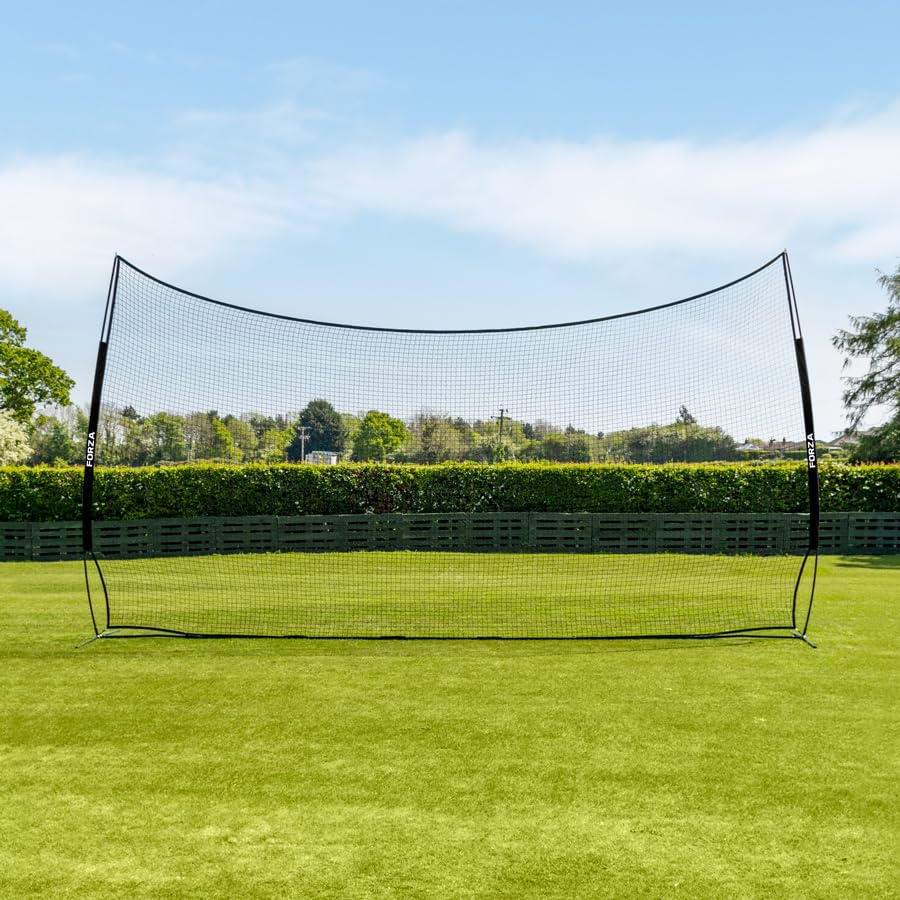 Pop-Up Stop That Ball™ Ball Stop Post System | Portable 10ft High Netting for Football, Rugby & Other Sports | Fast Assembly with Rust-Resistant Steel Frame (Available in 11ft to 50ft Lengths)