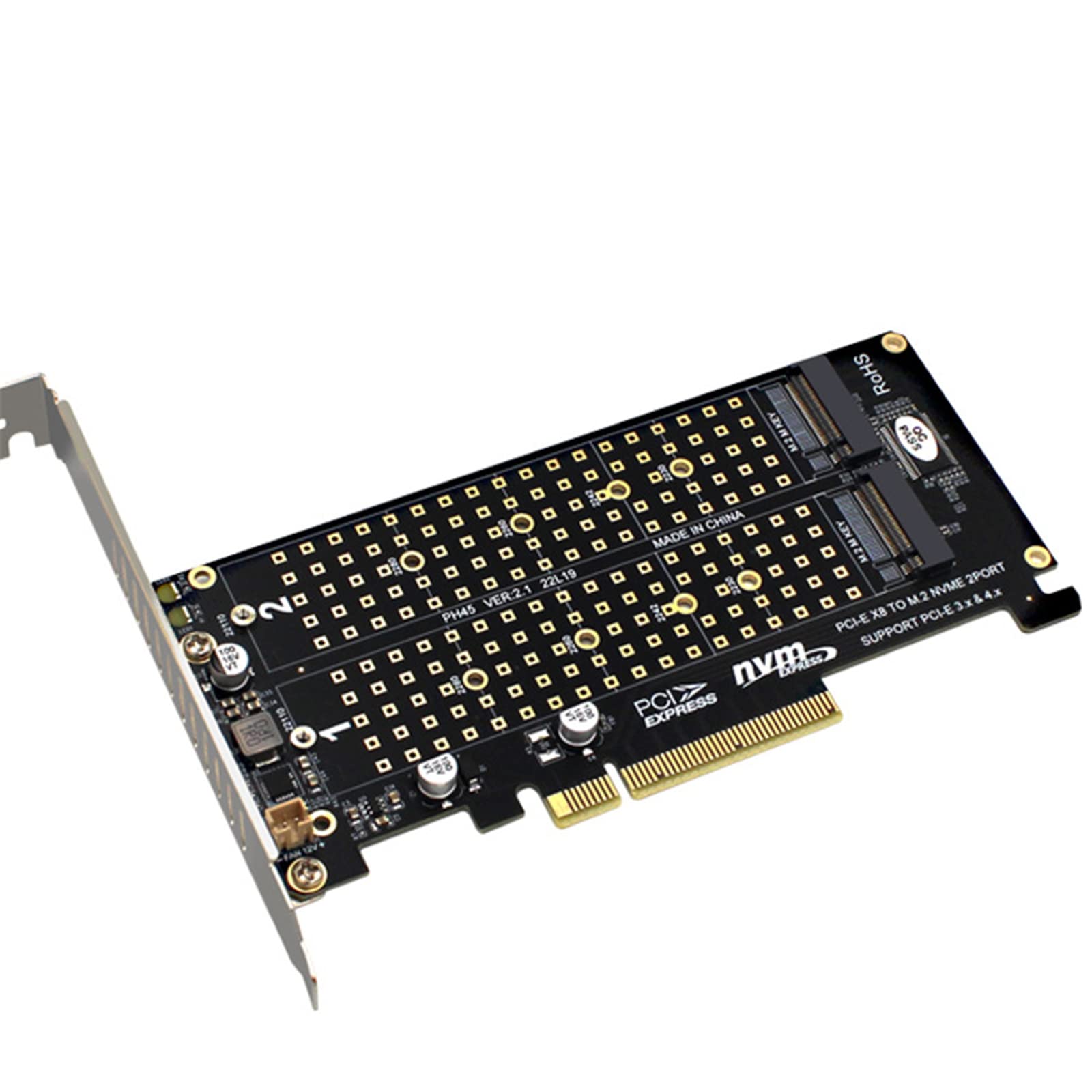 Adaptateur NVME PCIE Pour Disque Dur M.2 - Conversion Vers PCIE 4x | Pour Carte Mère Bureau
