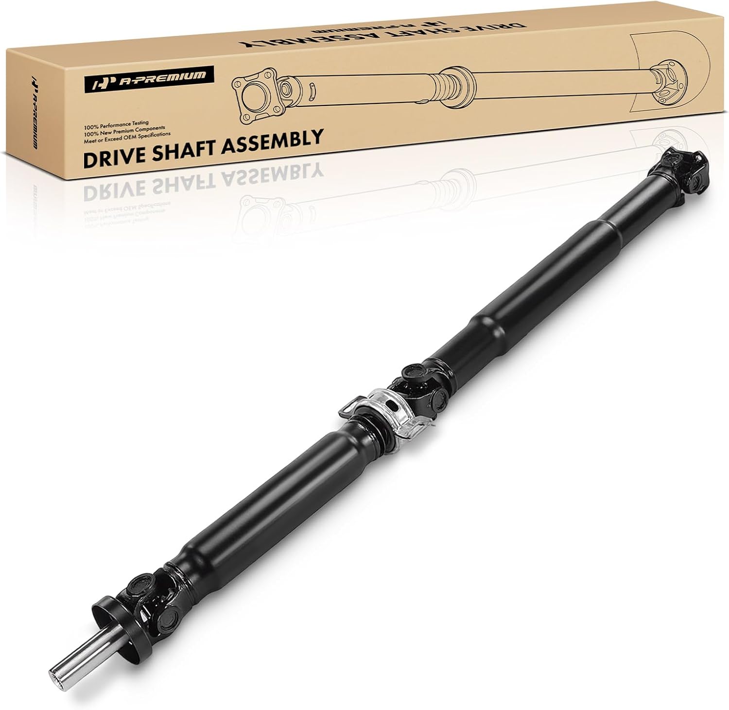 A-Premium Rear Drive Shaft Driveshaft Assembly Compatible with Toyota Tundra Limited SR5 2005 2006 V8 4.7L, [Crew Cab Pickup, RWD], Replace# 37100-0C071, Complete Prop Shaft