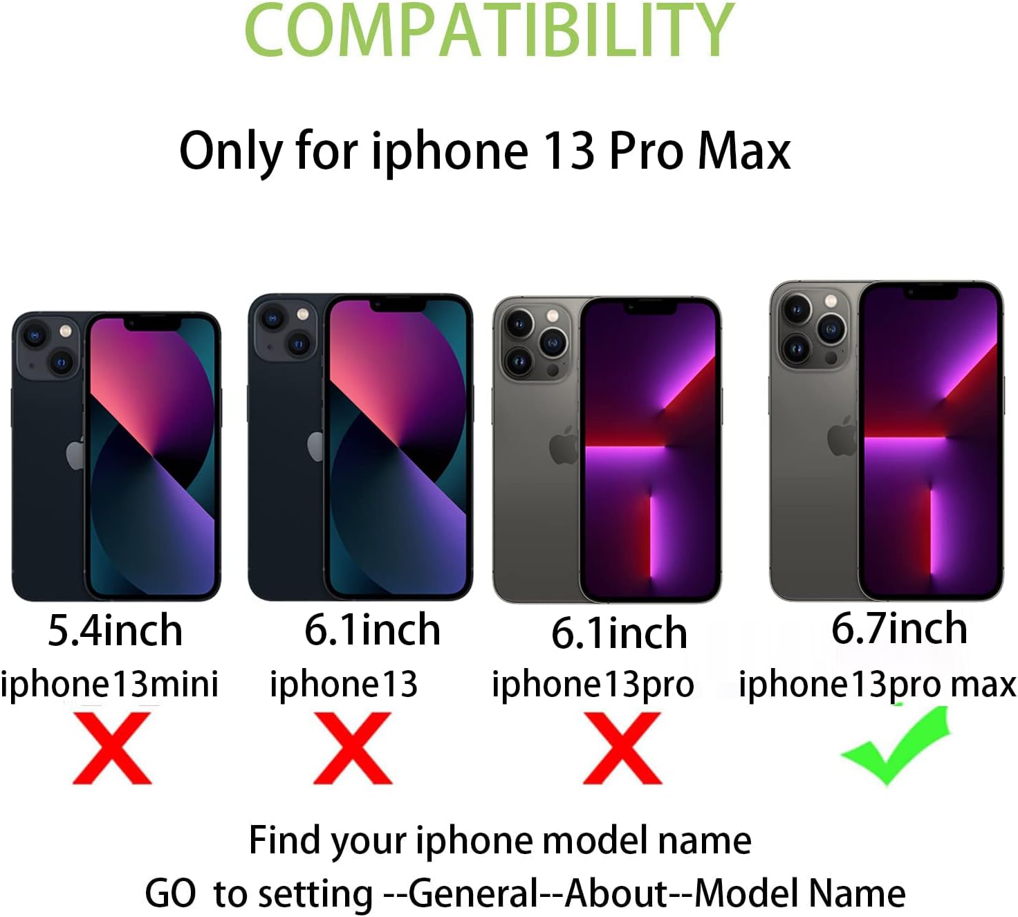 Cavor for iPhone 13 Pro Max Case with Card Holder,for iPhone 12 Pro Max Wallet Case for Women Men,Leather Magnetic Clasp Zipper Pocket Protective Phone Cover-Leopard Black - Image 2