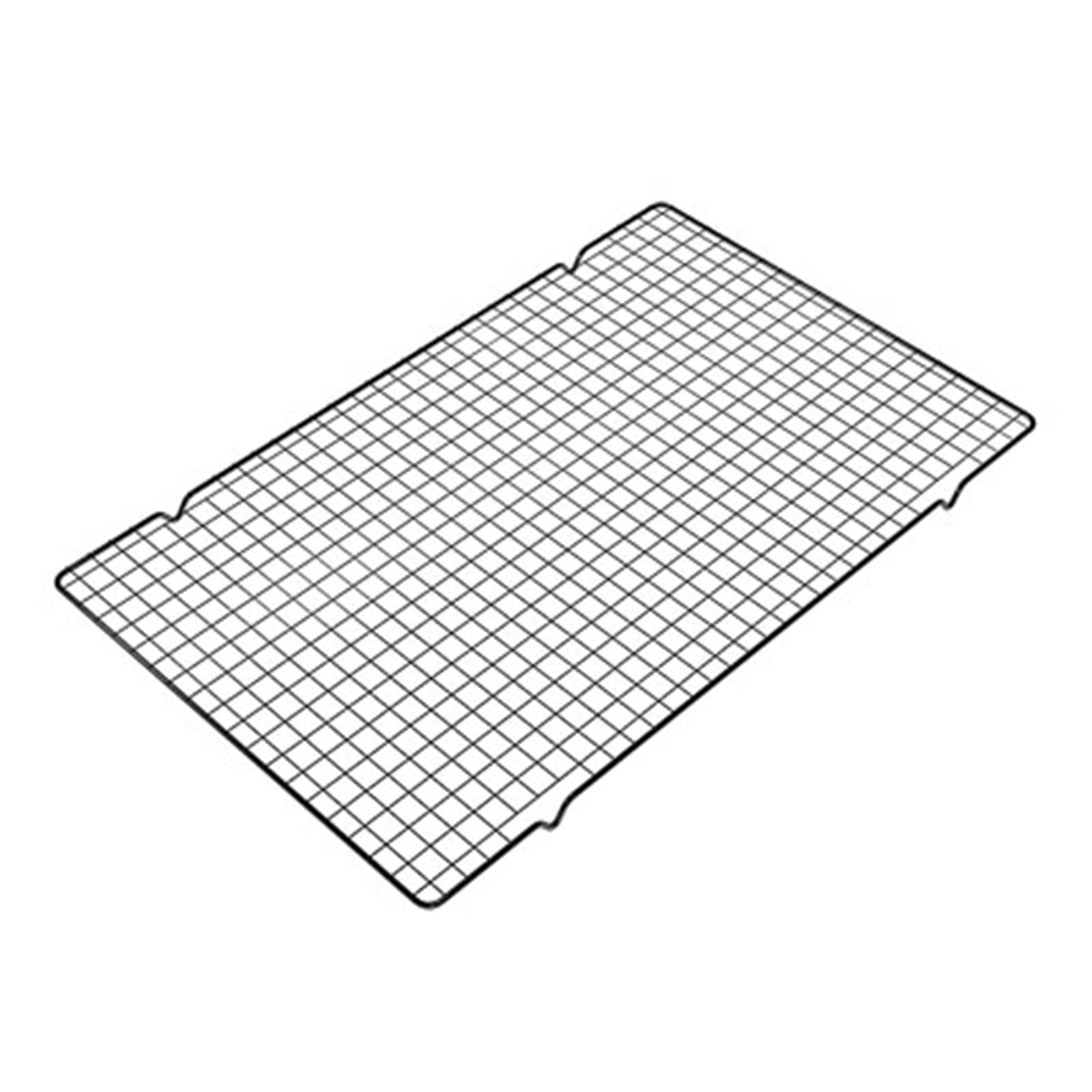 Gâteau Plateau De Refroidissement Grille De Refroidissement Grille De Refroidissement Antiadhésive Gâteau Pain Biscuit Filet De Séchage À Froid Outil De Cuisson (Color : Black, Size : 2pcs)