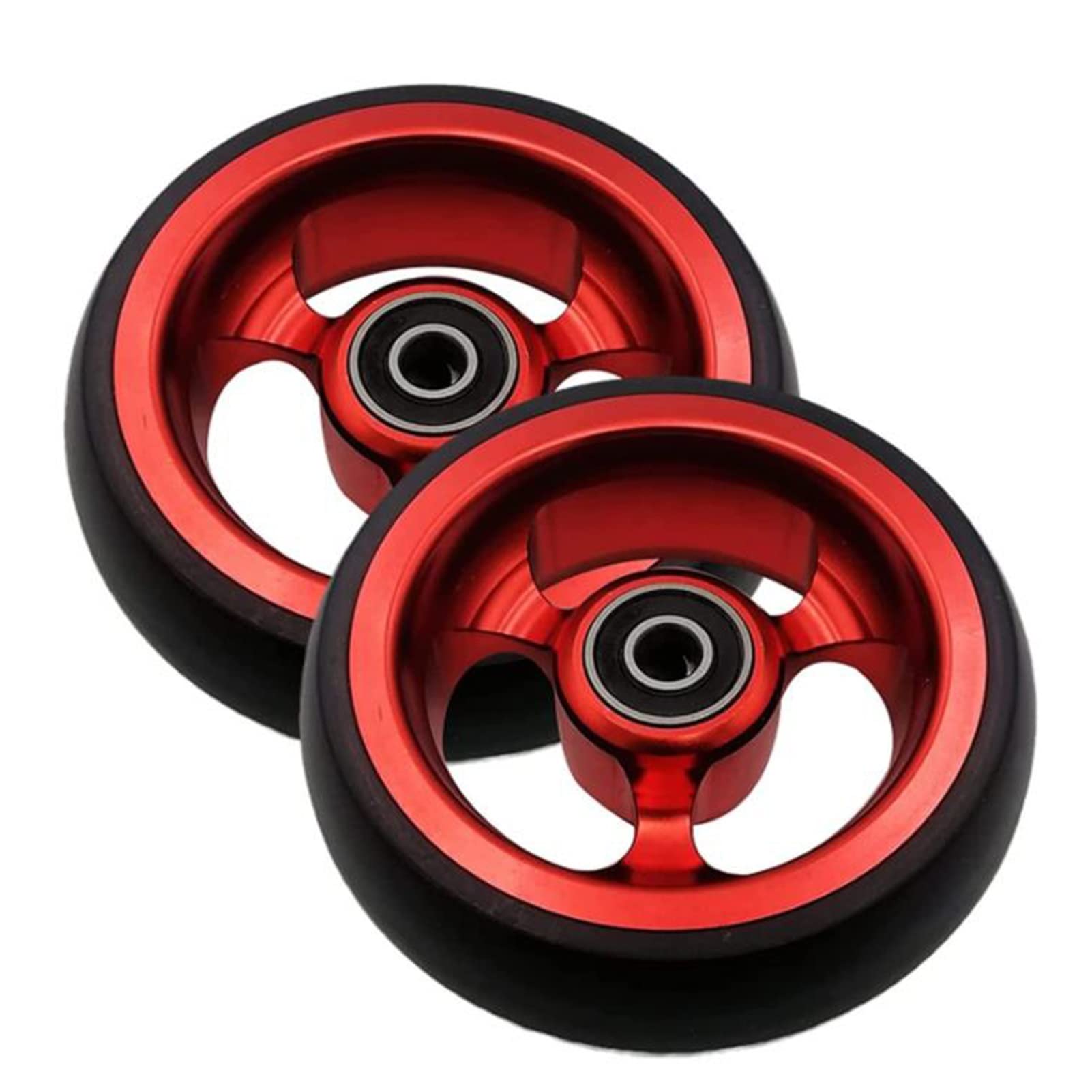 GHARAZ 5 Inch Wheelchair Front Castors, Sports Wheelchair Accessories, Front Replacement Wheel, Non-inflatable Universal Wheel