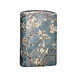 Coque de briquet au kérosène compatible avec Zipo, motif amandier en...