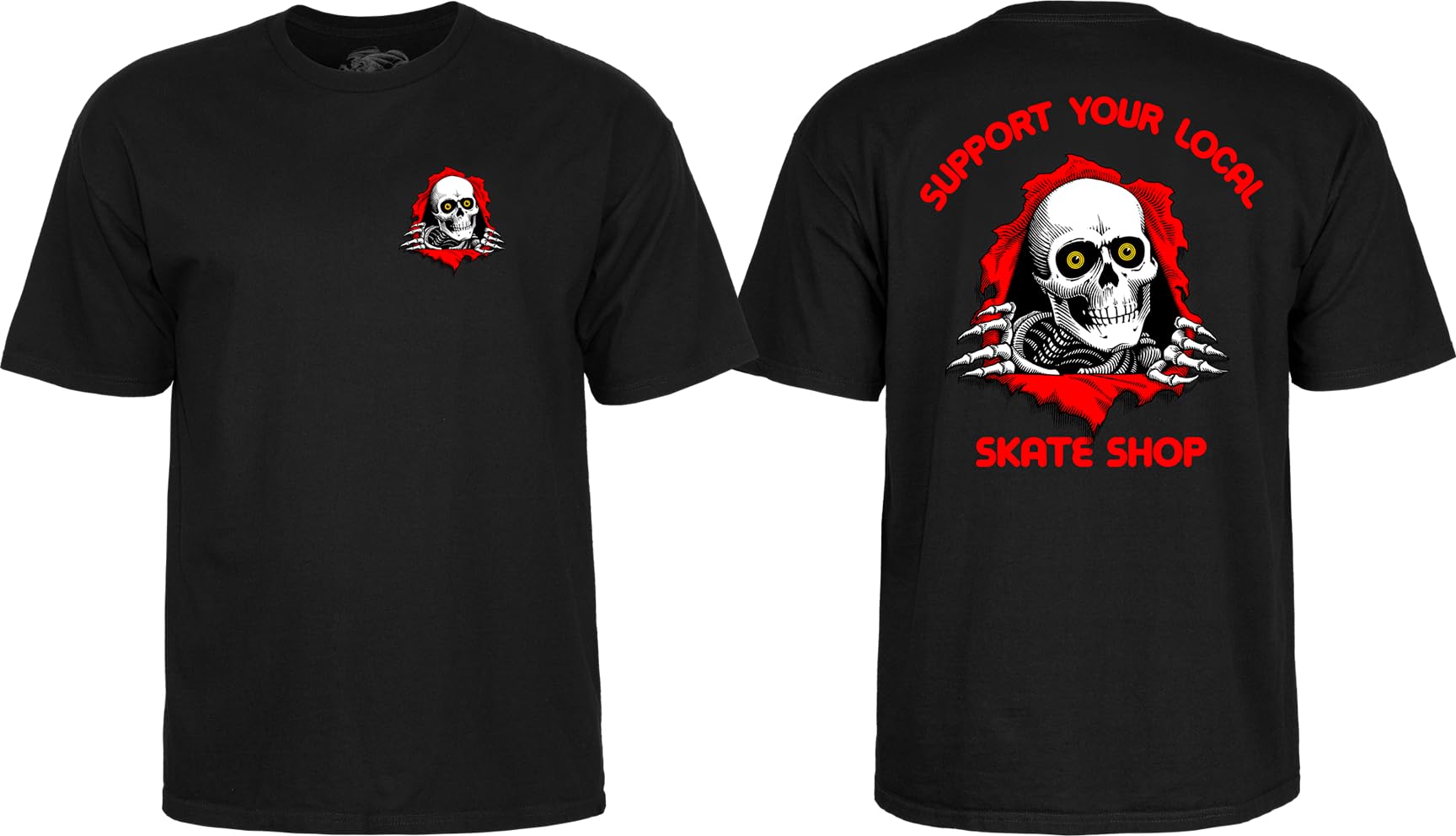 Amazon.com: Powell-Peralta Support Your Local Skate Shop - Black