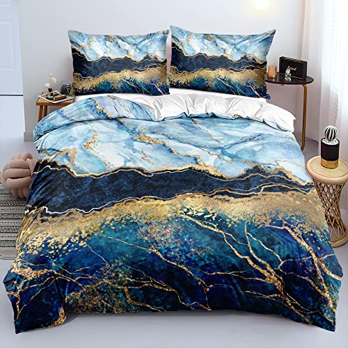 Bettwasche Blau Gold