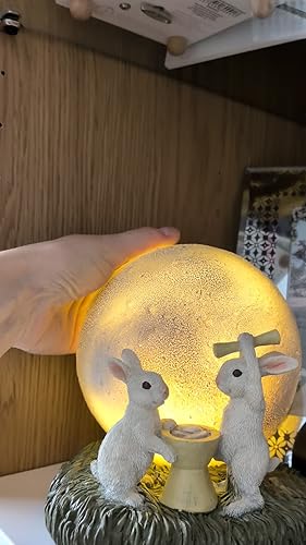 Amazon.co.jp: セトクラフト㈱ インテリアライト 月うさぎ SR