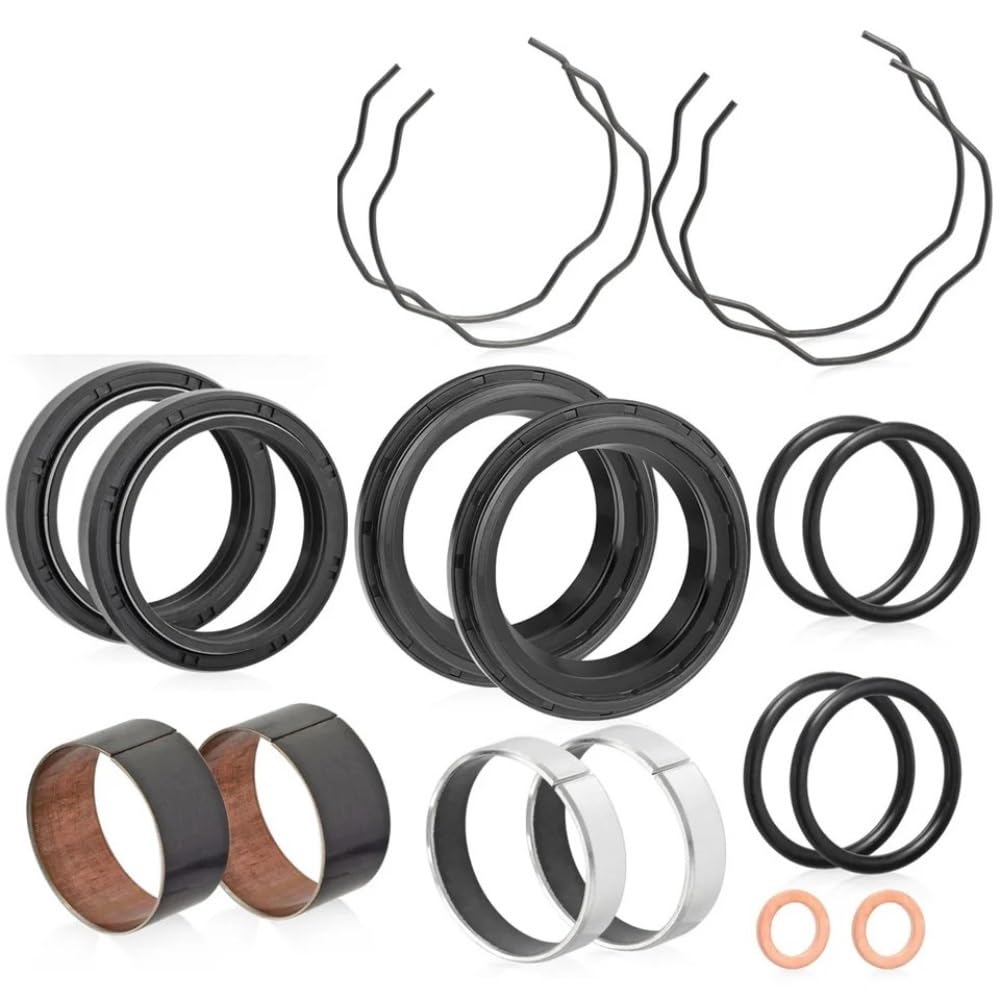 Sellos de aceite y polvo de horquilla para moto Yamaha MT07 FZ07 XSR700 2018-2023 4