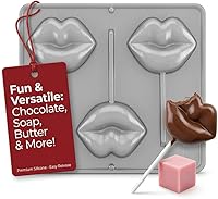 Vista 2 de Molde de caramelo de chocolate Lollipop para labios 3304