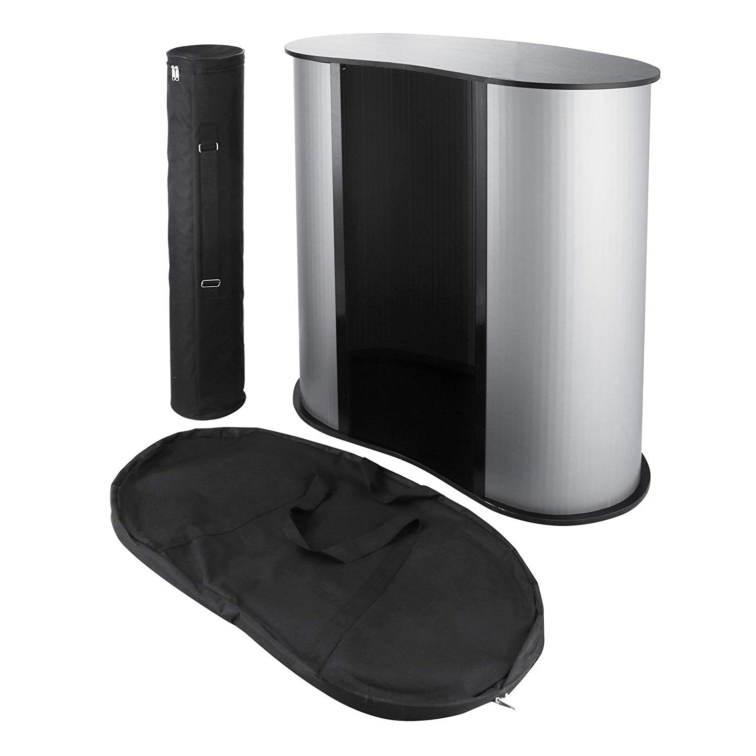 VEVOR Portable Pop Up Trade Show Counter Corrugated Plastic Sidewalls