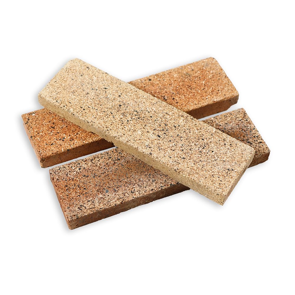 Amazon.co.jp: スライス古耐火レンガ タイル (古耐火レンガ タイル