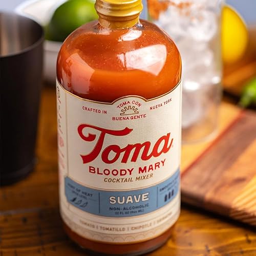 Miniatura 31 de Toma Bloody Mary Mix, mezcladores de cóctel de alta calidad para alojamiento sencillo en casa para brunch y eventos, totalmente natural, sin gluten