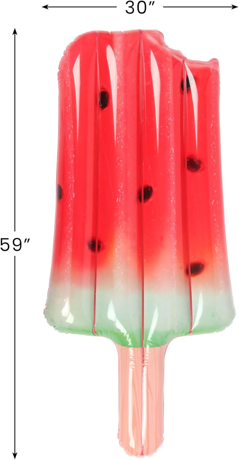Watermelon Ice Pop Inflatable Swimming Pool Float - 59"