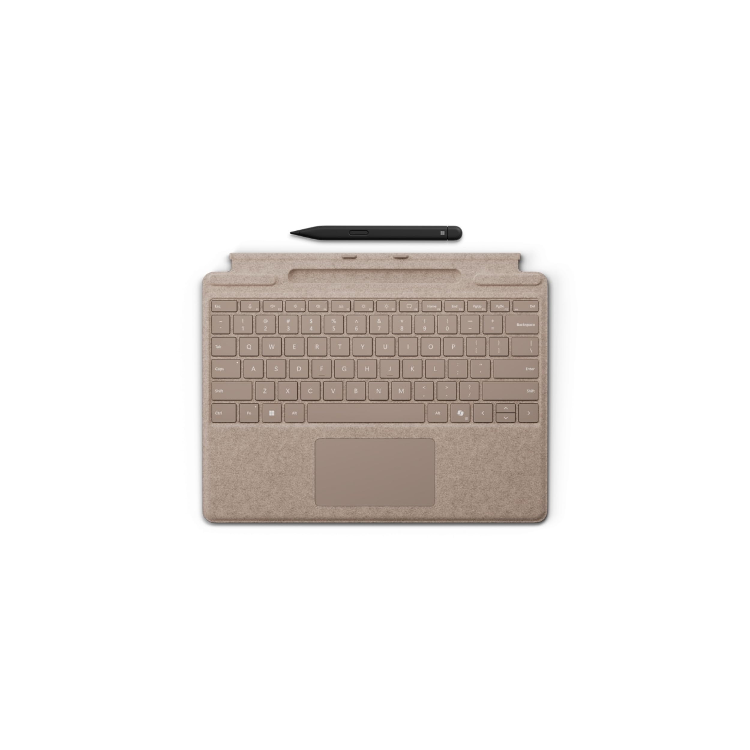 Microsoft Surface Pro klawiatura z rysikiem Surface Slim | piaskowa | QWERTZ | kompatybilna z Surface Pro Copilot+ PC (11. edycja), Surface Pro 9 i Surface Pro 8