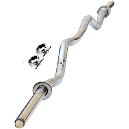 SUNSTONE 3 Feet Gym Rod Solid Chrome 28 mm