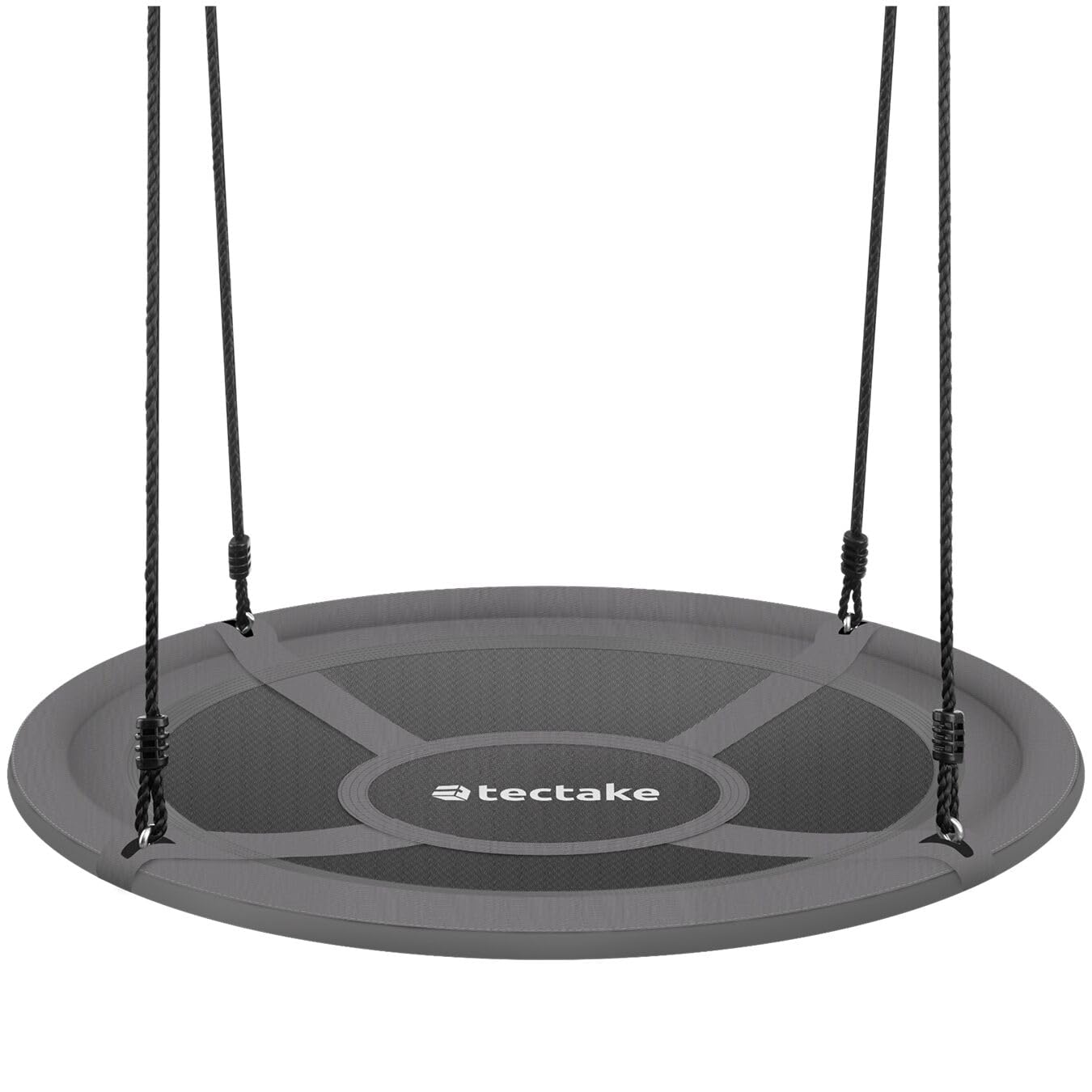 tectake® Altalena a Nido, Altezza Regolabile, Altalena Dondolo da Giardino per Bambini e per Adulti, Giochi da Giardino, Portata 120 kg - Ø 120 cm