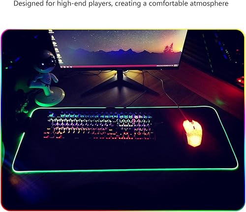 Miniatura 2 de cici store RGB Mouse Pad Desk Mat XXL Computer Mousepad 12 LED Backlights Cover Table Mause Gaming Mouse Pad