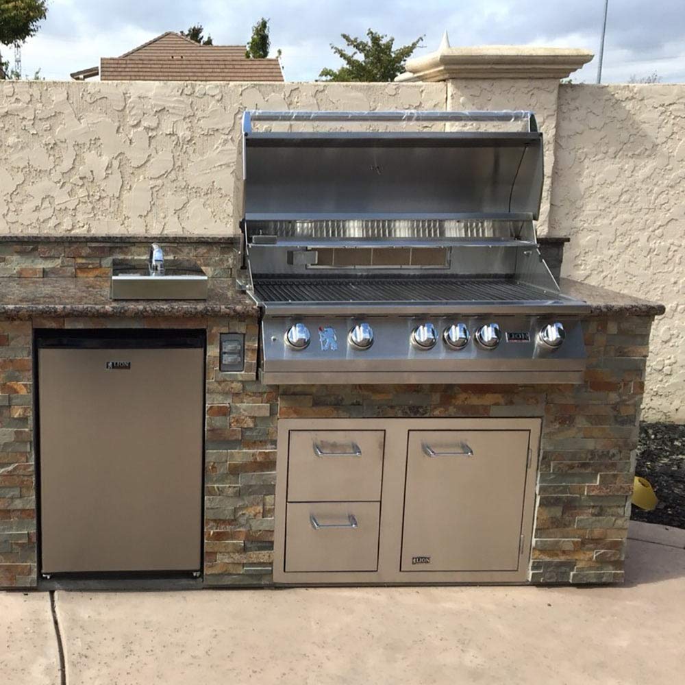 Amazon.com: Lion Premium Grills 90823 40 Natural Gas Grill : Patio, Lawn u0026  Garden