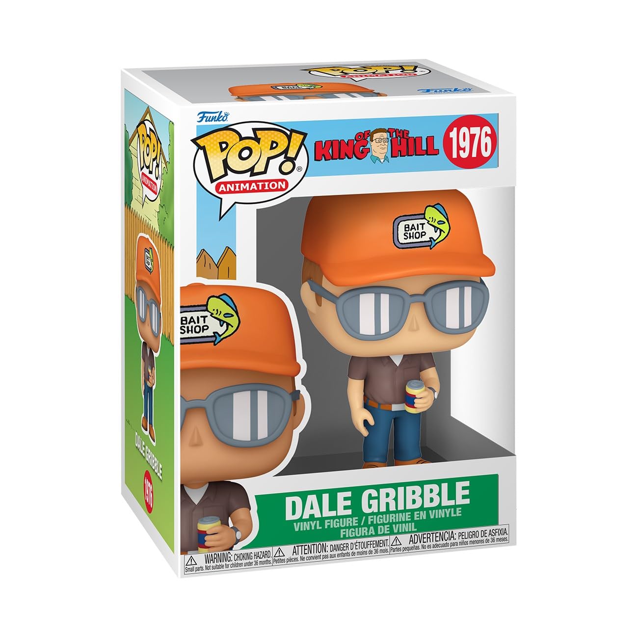 Funko Pop! TV: King Of the Hill, Dale Gribble, Collectable Vinyl Figure, Gift Idea, Official Merchandise