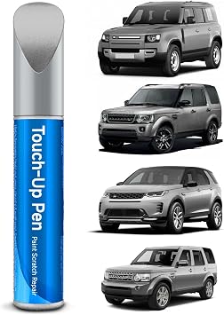 863/MEN/1AC Indus Silver Metallic Touch Up Paint Compatible with Land Rover Exact Match Touch Up Paint Car Scratch Repair