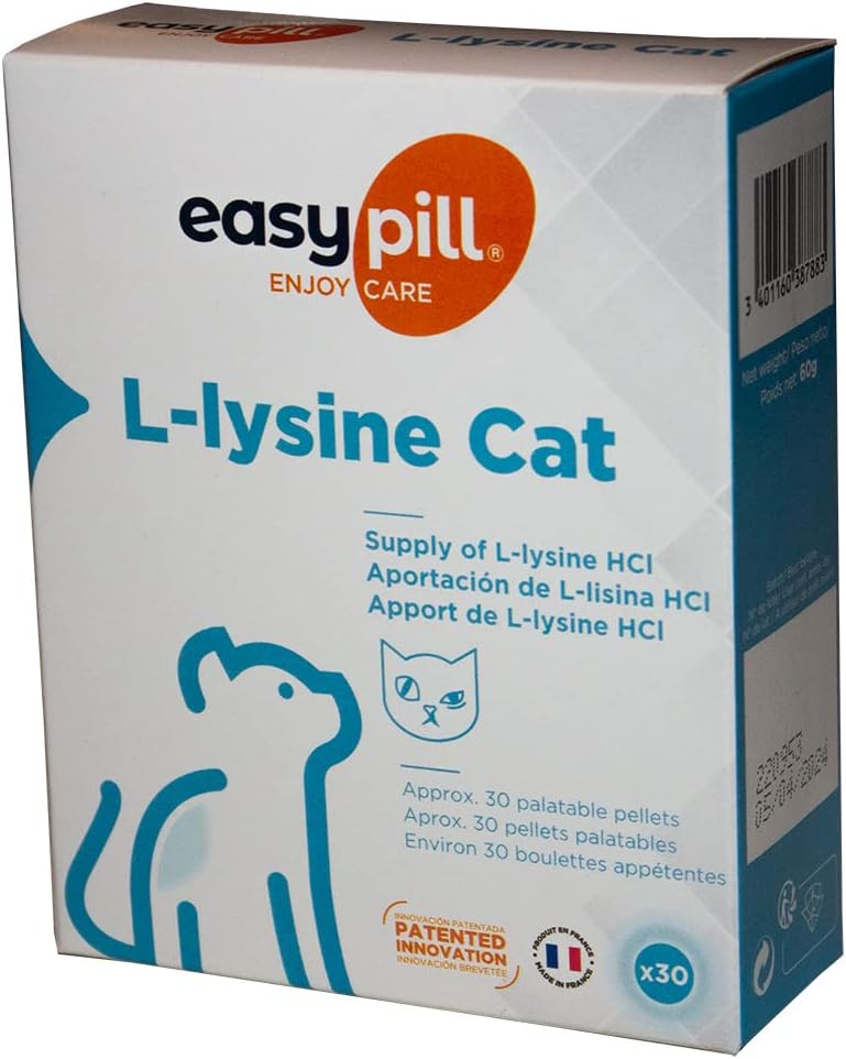 Easypill Llysine Cat, Provides A High Level Of L Lysine For Cats, Cat