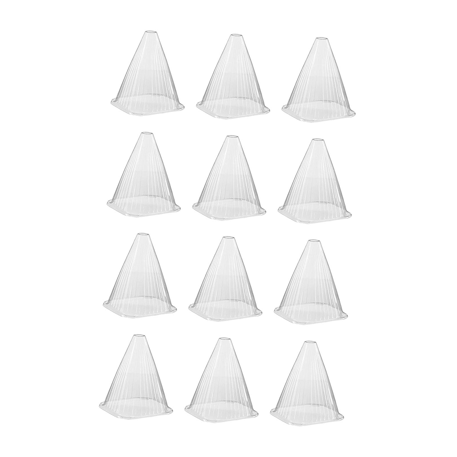 AnyCommand® 12x Plant Bell Covers Winter Vegetable Greenhouse from Animal Garden Cloches Clear Without LidsBaskets Pots Window Boxes Plant Care Soil Accessories Gardening Supplies Yard-image-44