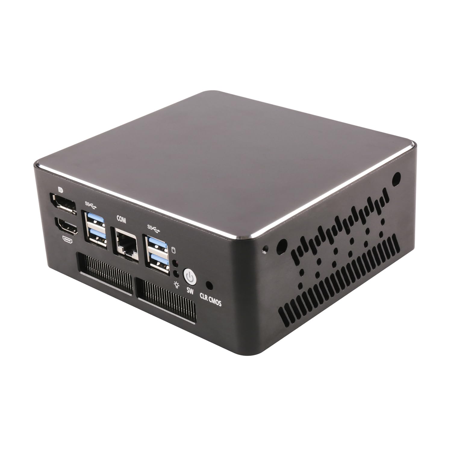 Micro Firewall Appliance, Mini PC, PFSense, Mikrotik, OPNsense, VPN, Router PC, I5 1155G7, RS54, 6 x 2.5GbE I226-V, DP, HDMI, RJ45 COM, with Fan, 8G RAM, 128G SSD