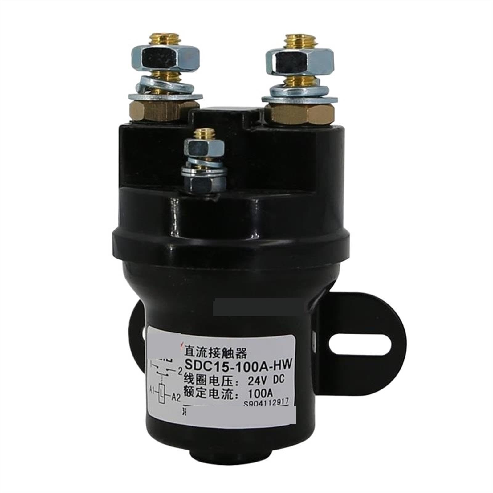 Contactor CC SDC15-100A QCC15-100A Relé de potencia de arranque 12V 24V 36V 48V 60V 72V 120V(Coli voltage 120VDC)