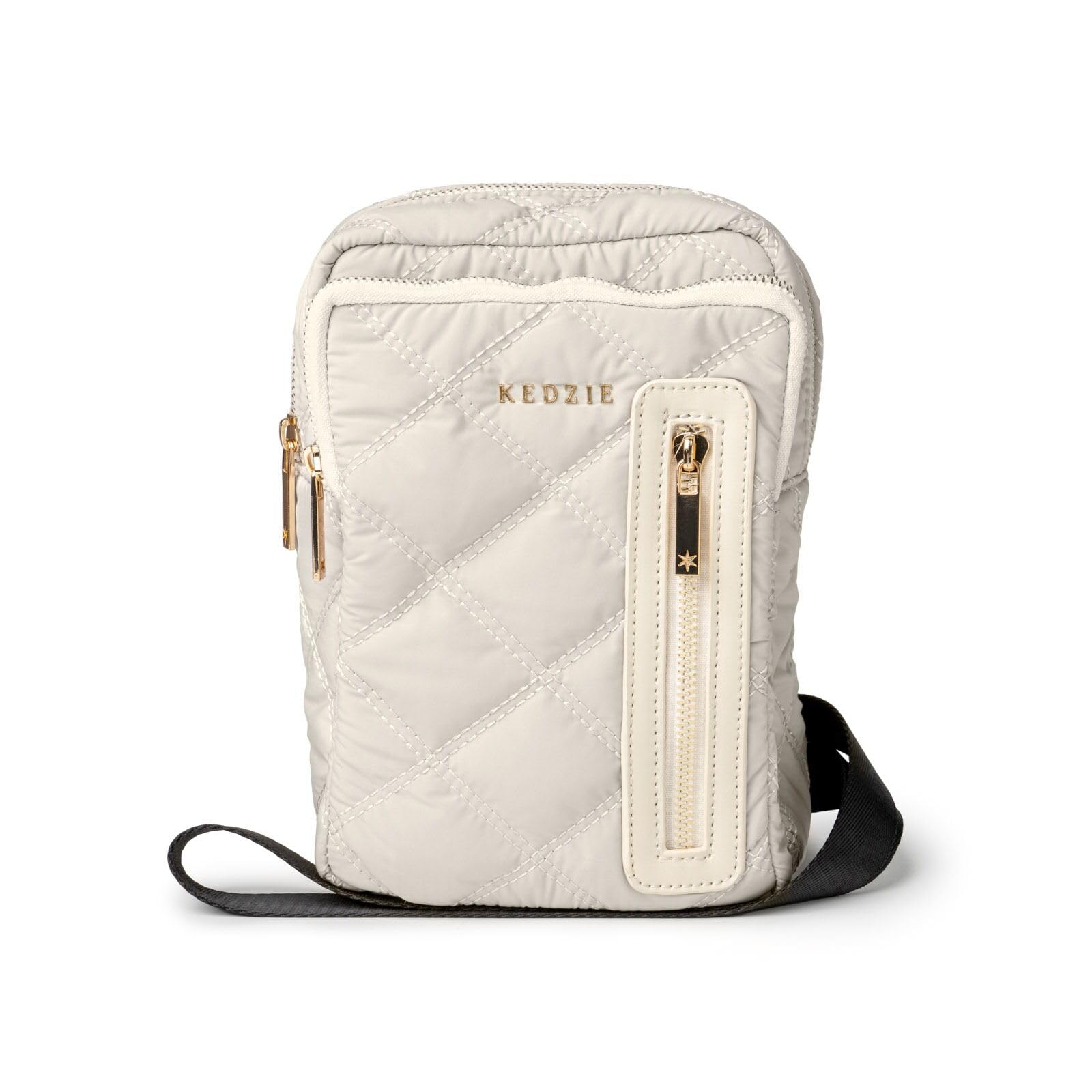 KEDZIE Quilted Puffer Crossbody Bag for Women Shoulder Lightweight Small Handbag