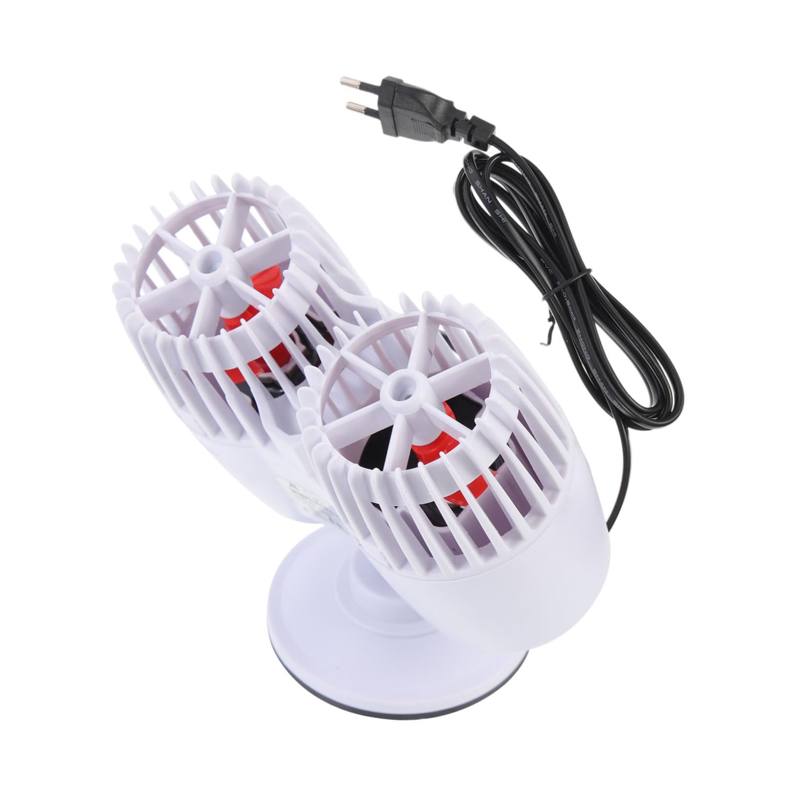 Kisangel Kleiner Wellenpumpe Aquarium Wellengenerator aus Kunststoff Leise für Kleine Aquarien mit Saugnapf und Schutzfilter für Fische Haustierbedarf