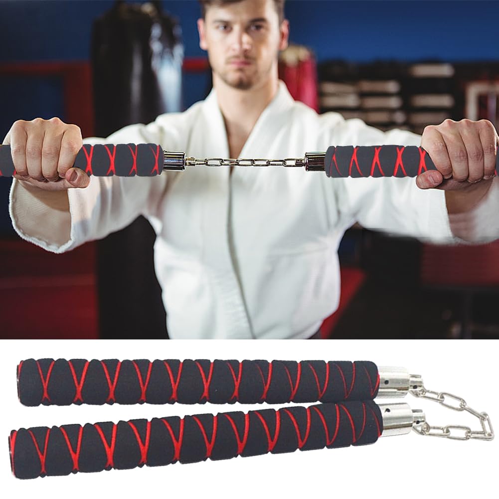 Nunchaku Mousse Pour Entraînement – Léger, Antidérapant, Idéal Débutants Et Enfants – Arts Martiaux, Kung Fu, Wing Chun – Développe Coordination Et Concentration