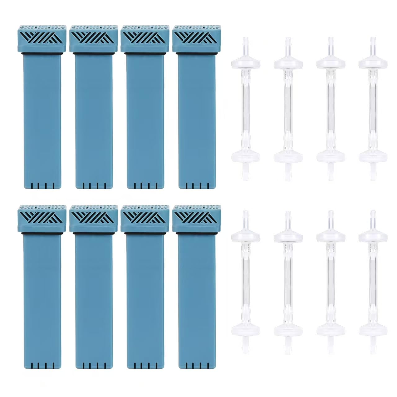 (8PCS) Replacement Filter Cartridge & Check Valve Maintenance Kit for Air Equipment