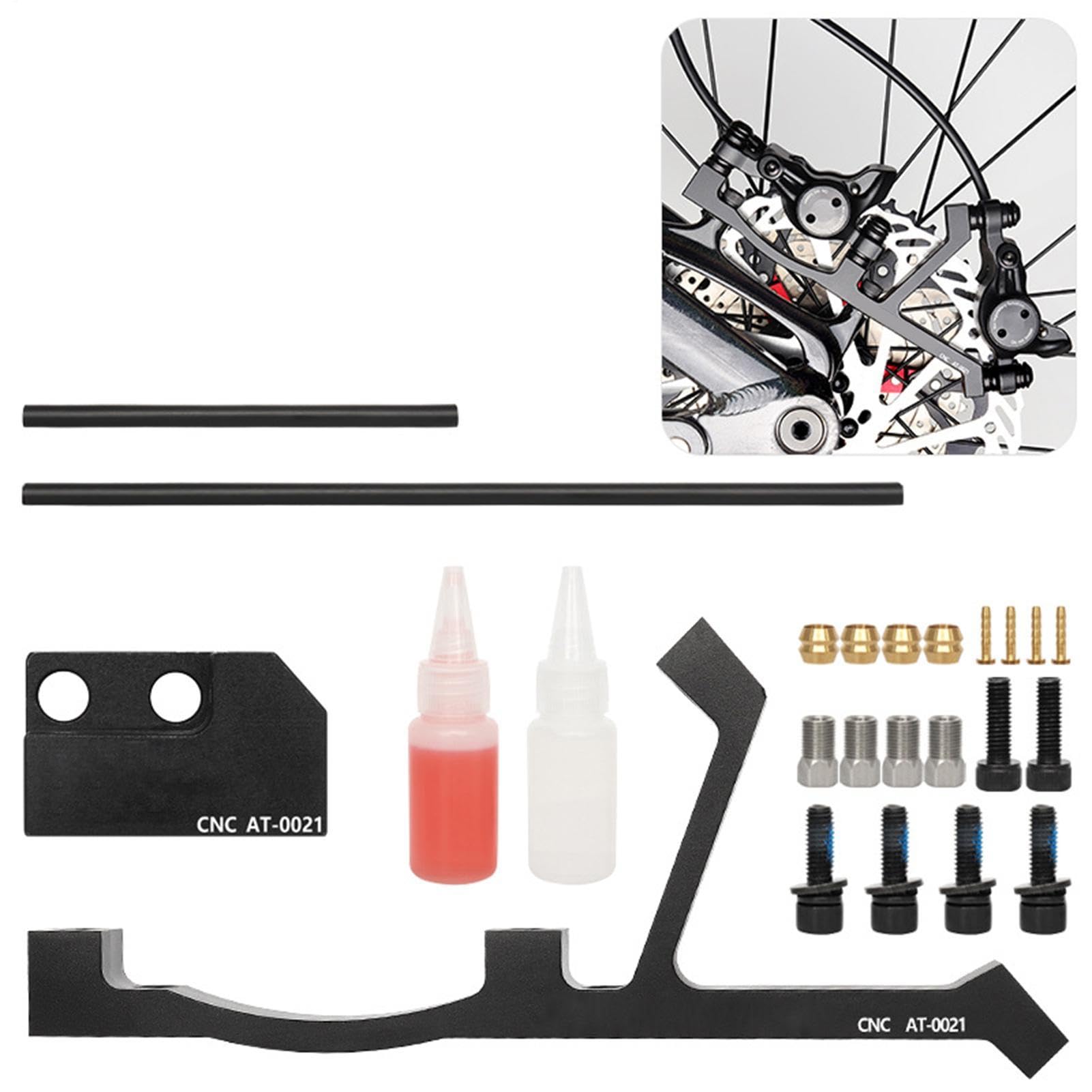 Generisch Post Mount - Juego de frenos de disco Post Mount