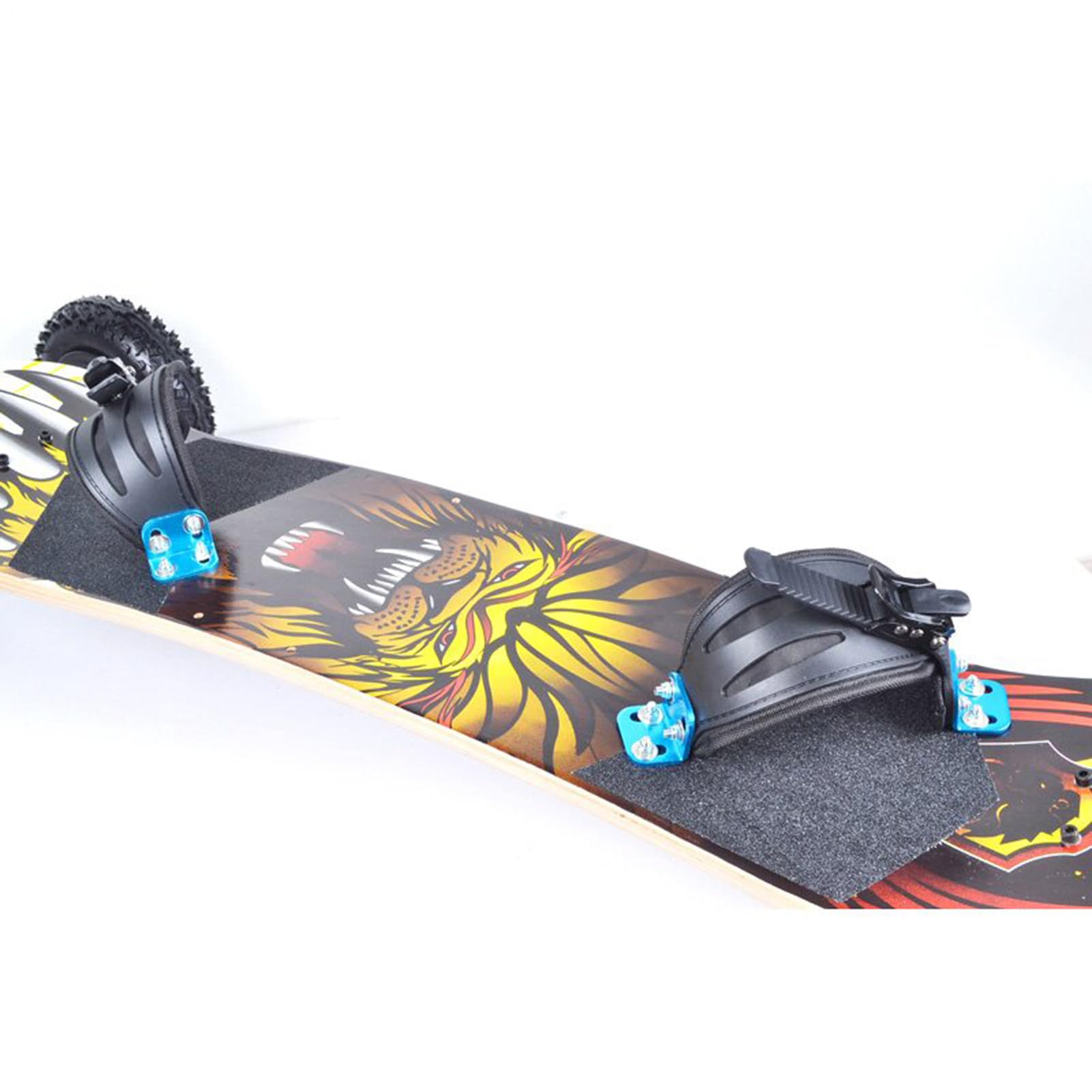 Support de pied de planche à roulettes de montagne, sangle de pied pied réglable pieds en nylon avec sangle de fixation sangle de planche à roulettes,Pièces de ceinture de support de skateboard pour