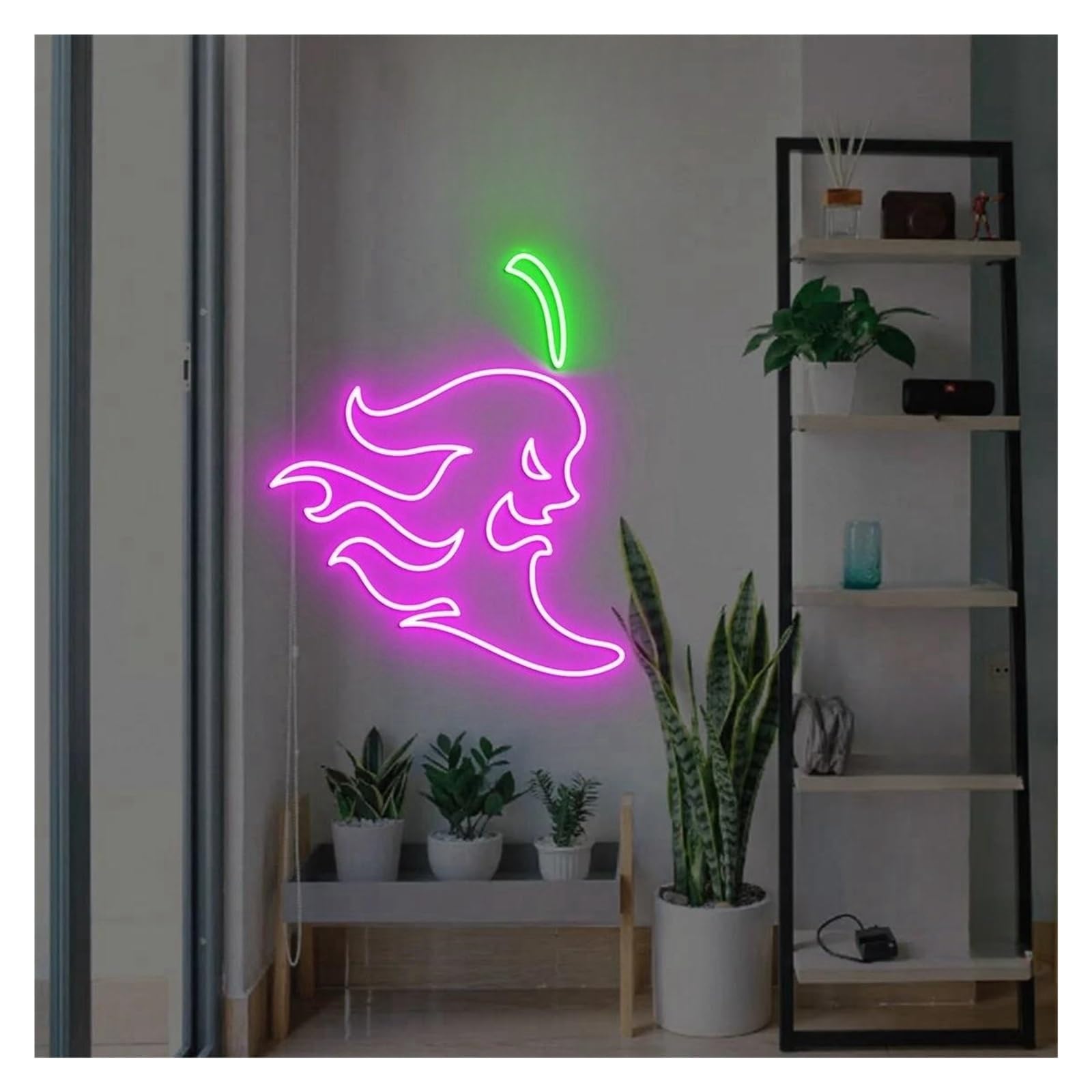 Lemst A Signs Lamp Pepper Neon Sign Chili Light For Bedroom Game Room Shop Restaurant Bar Club Home Persinalized Wall Rt Decor 40Cmx28cm(A)