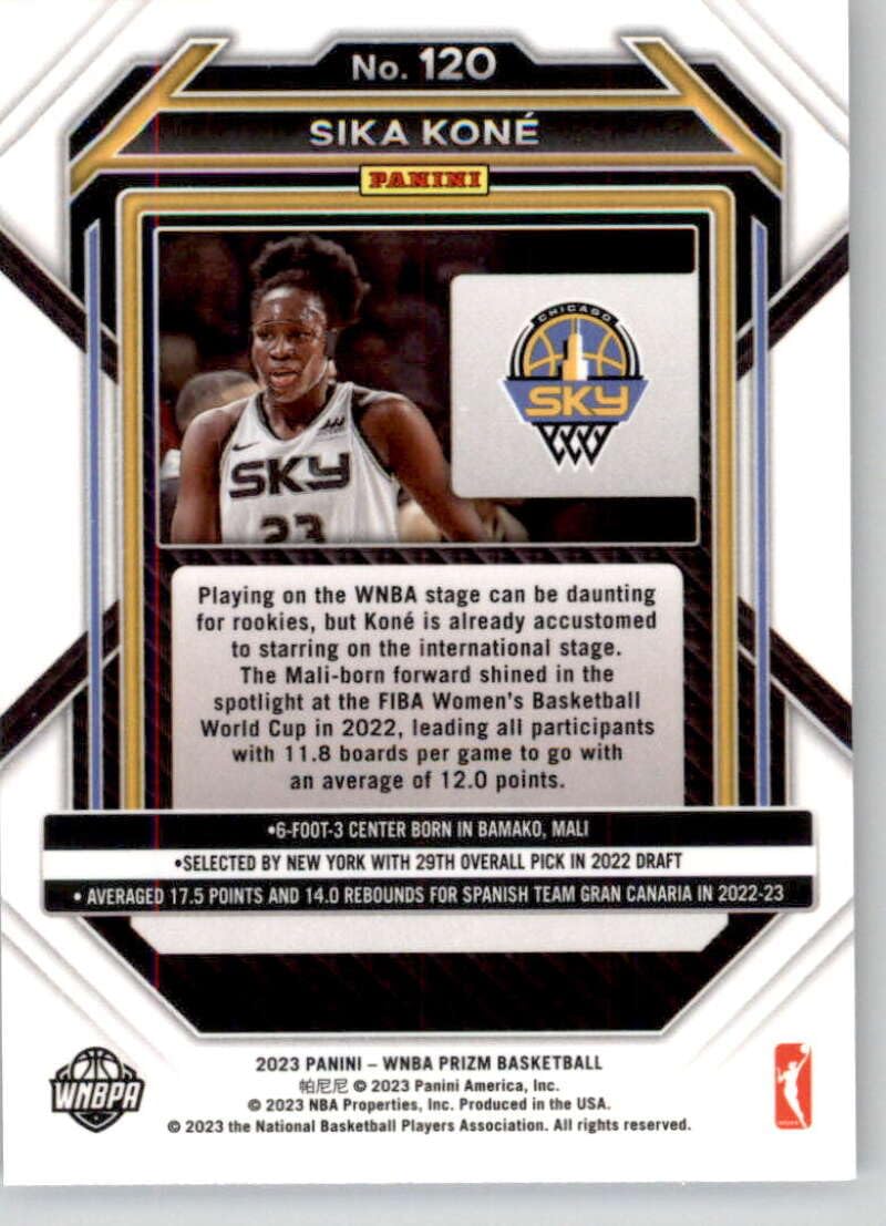 Amazon.com: 2023 Panini WNBA Prizm Basketball #120 Sika Kone