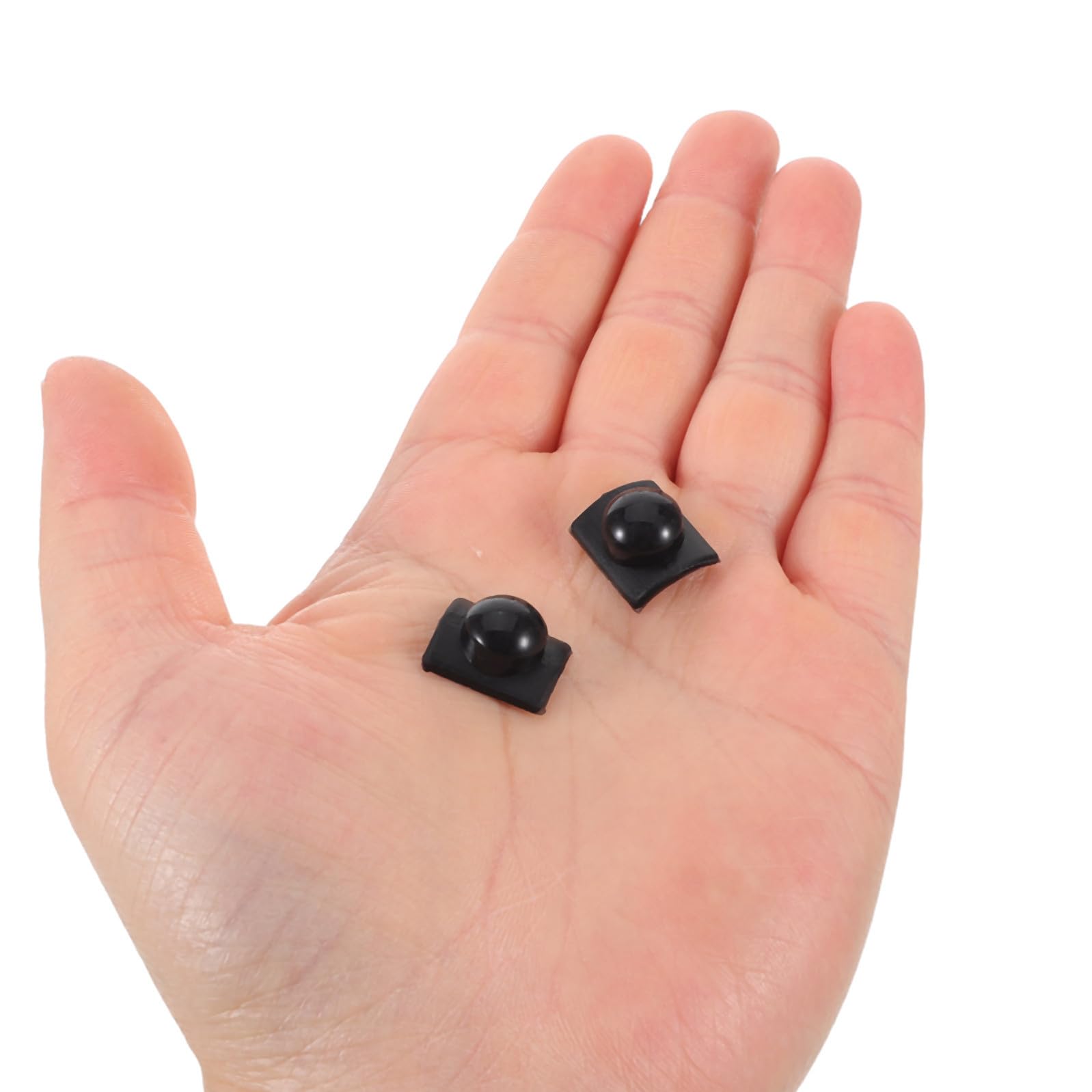 Toddmomy 30 Pezzi Tappo di Copertura Interruttore in Gomma Nero per Torcia, Cappuccio Rotondo Facile Installazione, per Attività Notturne All'aperto