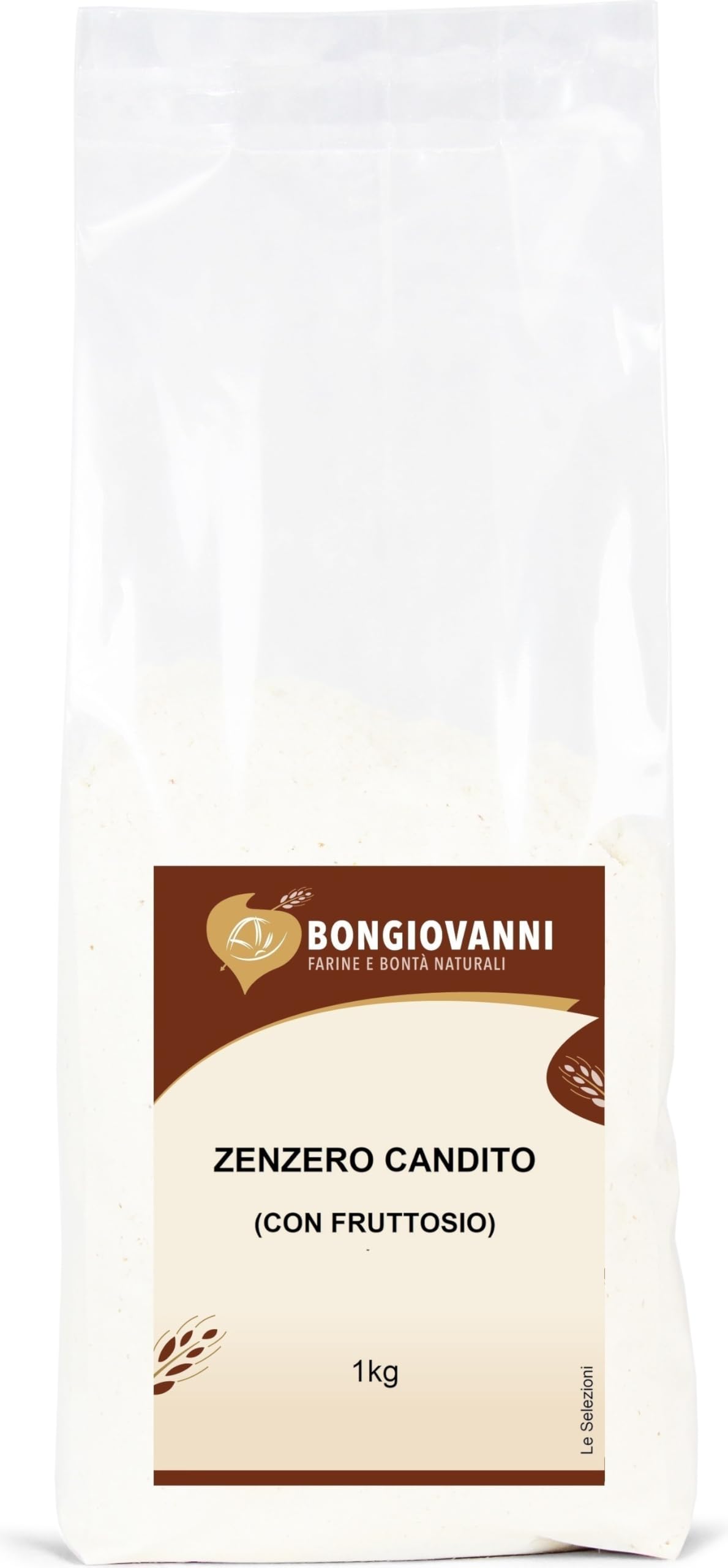 BONGIOVANNI FARINE E BONTA' NATURALI Zenzero Disidratato Al Naturale (candito Con Fruttosio) Kg