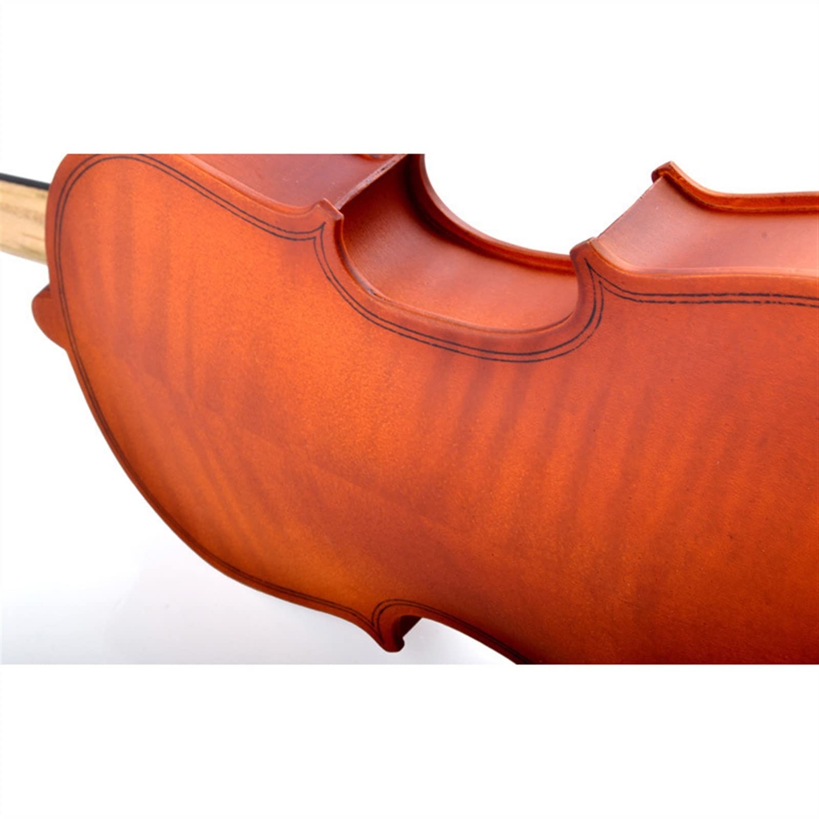 Nowe Skrzypce Instrument Muzyczny Świerk Matowy Klon Skrzypce Palisander Strunnik Z Akcesoriami Do Etui Początkujące Skrzypce