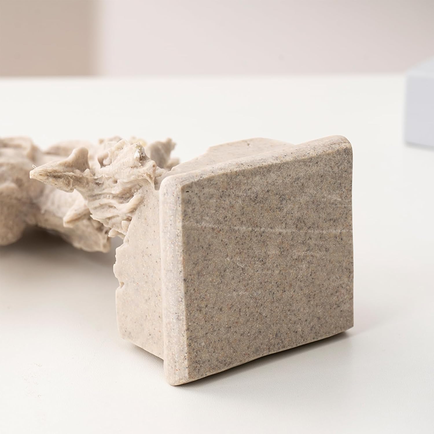 Sandstone Textured Horse Head Statue, 11.6" Resin Horse Sculpture, Rustic Western Decor for Home, Office, or Living Room, Modern Farmhouse Animal Figurine, Horse Lover Gift