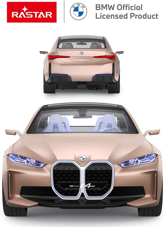 Rastar 1:14 Uzaktan Kumandalı Araba Bmw İ4 Concept 2.4 Ghz Platin Gold