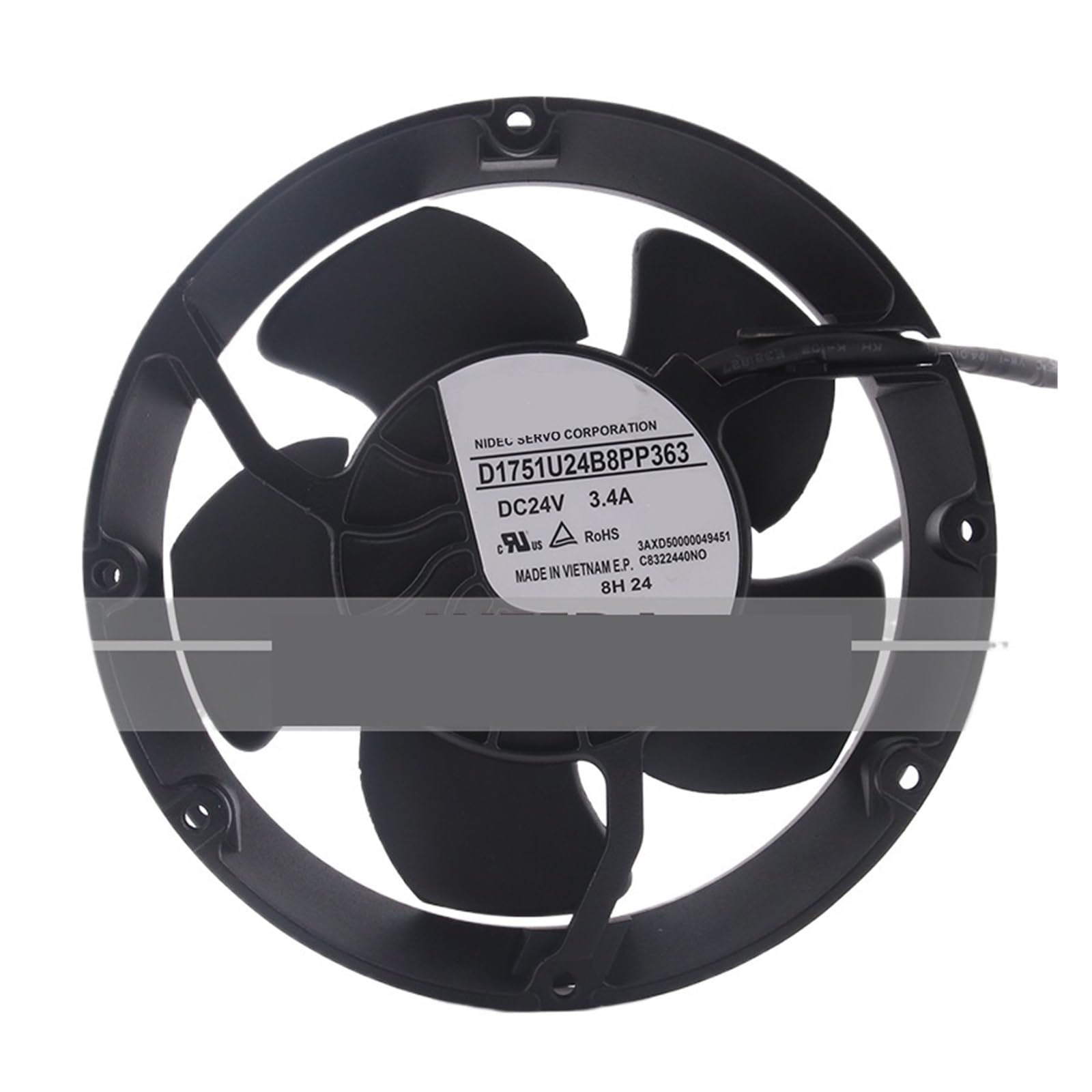 WEUSANXPL 12V 48V DC24V 3.4A AC 17CM 172 * 150 * 51 17251 D1751U24B8PP363 Cooling Fan