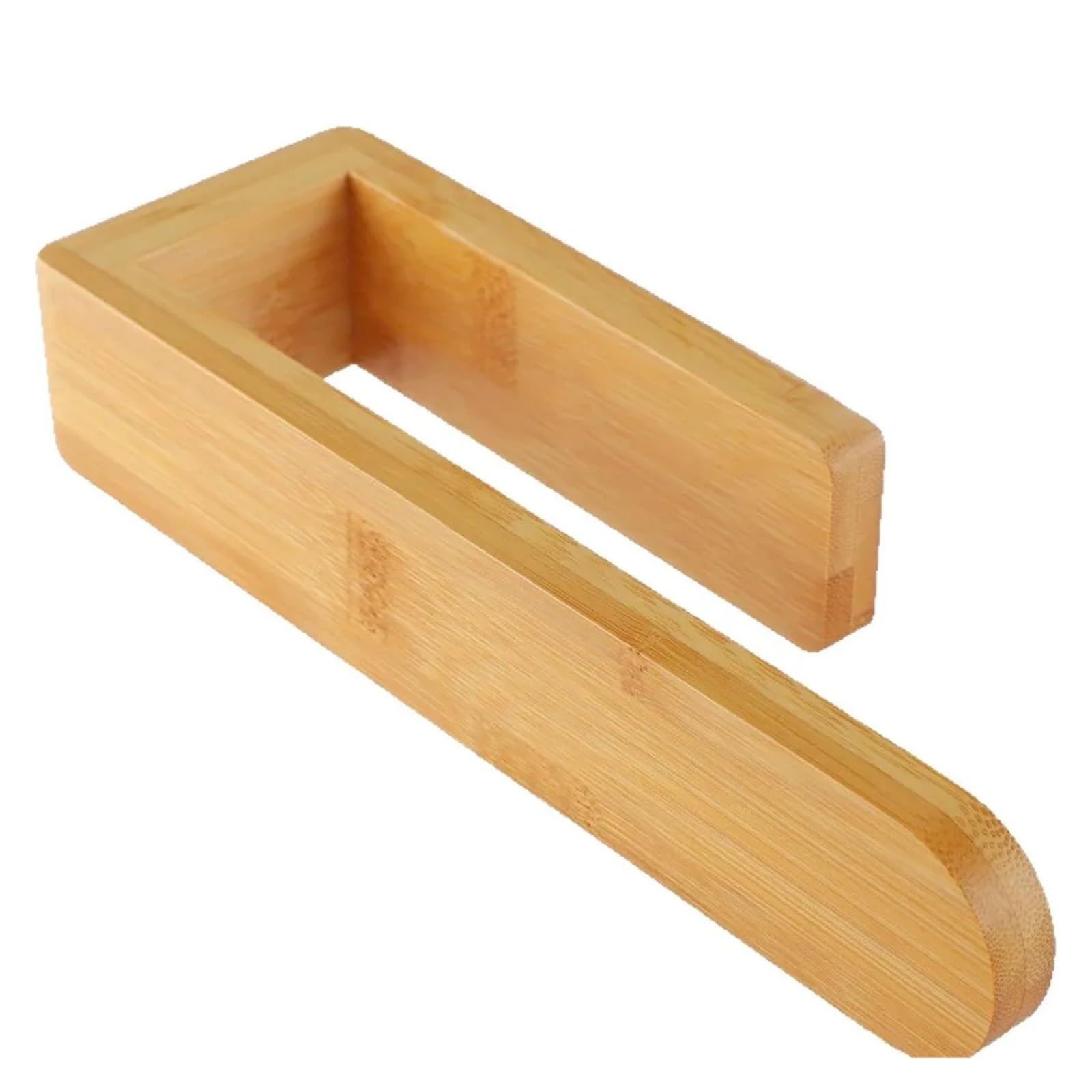 1pc Durable Adhesive Bamboo Wooden Towel Rack Waterproof Wall-Mounted No Drill Shelf Toilet Storage Bathroom