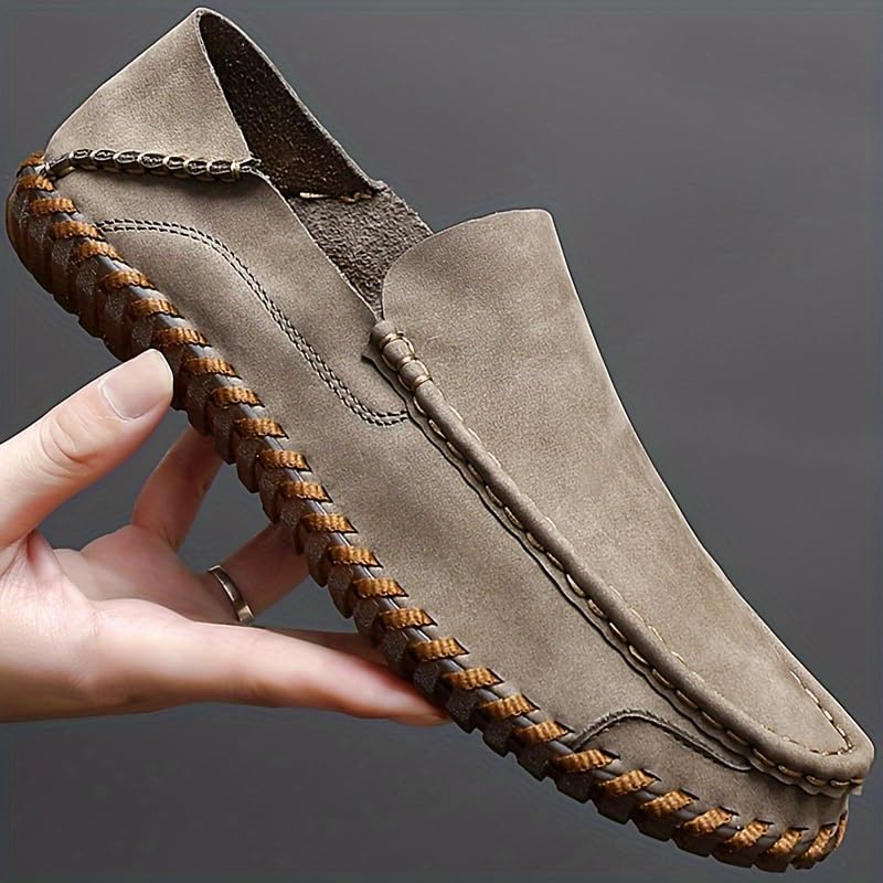 Men's Casual Loafers, Lightweight and Fashionable, Sewn Shoes, Suitable for Daily wear and Social Gatherings2
