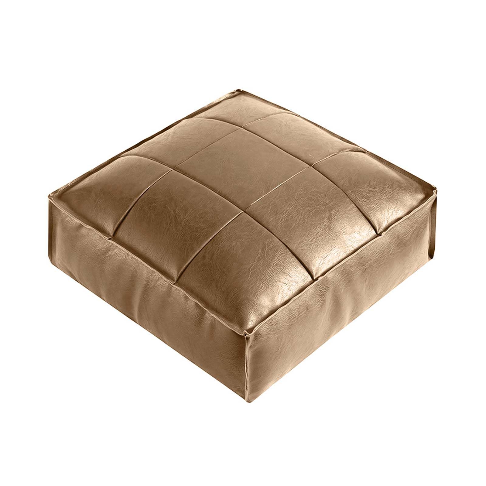 Pouf marocain ottoman coffre de rangement coussin de sol fauteuil poire