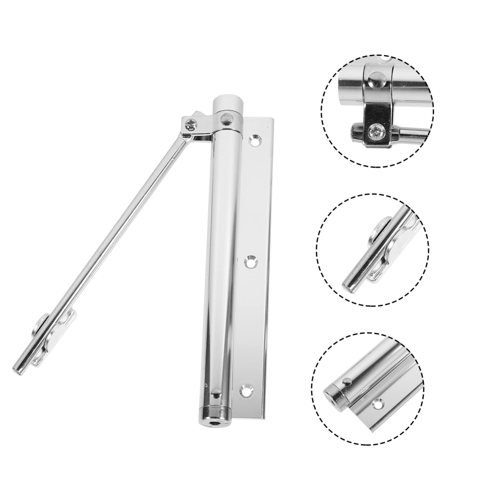 Cierrapuertas Automático, Bisagra Automática para Zonas De Mucho Tránsito, Amortiguador De Puerta, Muelle, Convierte Puerta Batiente En Puerta De Cierre Automático.