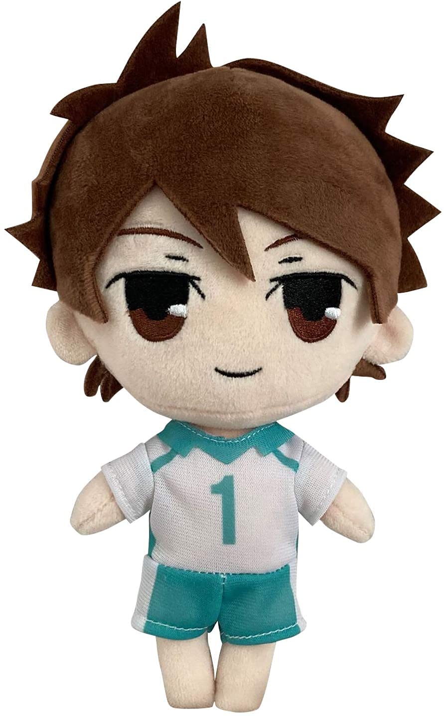 Anime Haikyuu Plush Toy Stuffed Doll Oikawa Tooru Figure Plush Kids Gifts Soft Toy Home Room Decoration Collection Stuffed Toy Gift 20cm (D)